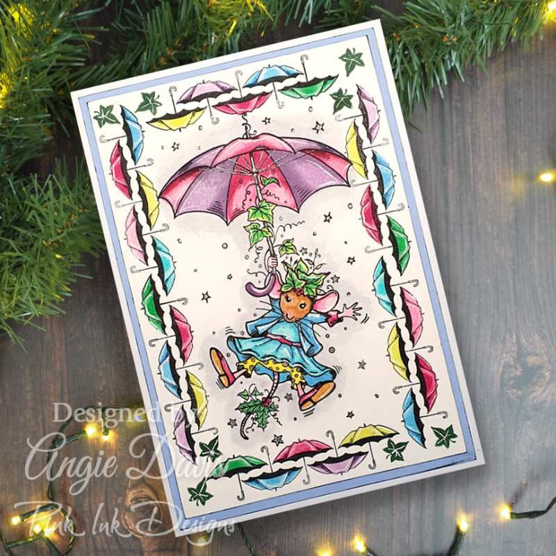 Pink Ink Designs - Clear Photopolymer Stamps - The Brolly and the Ivy