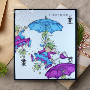 Pink Ink Designs - Clear Photopolymer Stamps - The Brolly and the Ivy