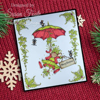 Pink Ink Designs - Clear Photopolymer Stamps - The Brolly and the Ivy