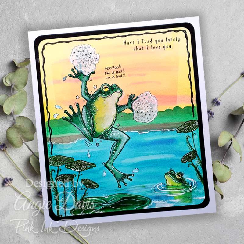 Pink Ink Designs - Clear Photopolymer Stamps - A5 - King of the Toad