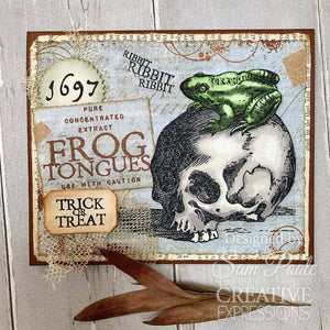 Creative Expressions - A5 - Halloween Frogs - Sam Poole