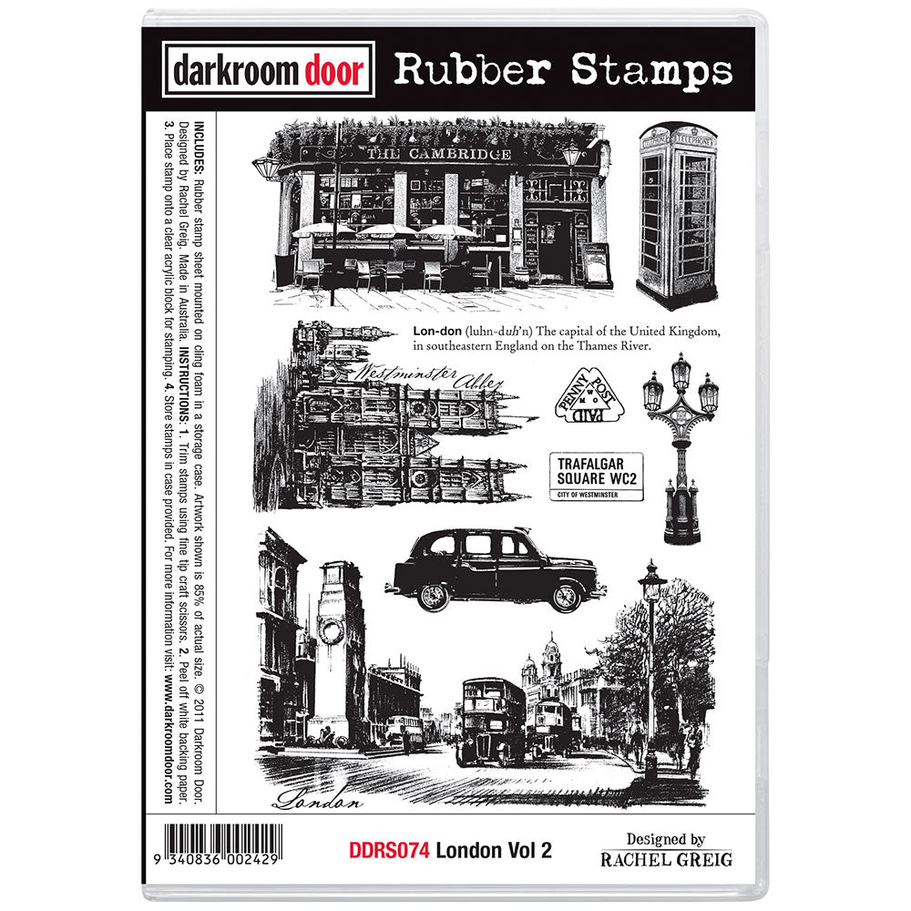 Darkroom Door - Rubber Stamp Set - London Vol 2