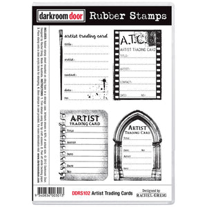 Darkroom Door - Rubber Stamp Set - Artist Trading Cards