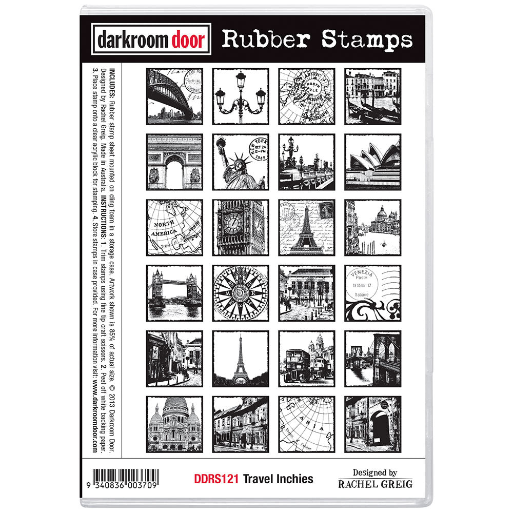 Darkroom Door - Rubber Stamp Set - Travel Inchies