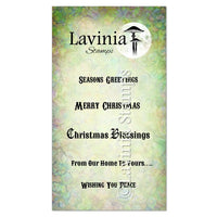 Lavinia - Christmas Greetings - Clear Polymer Stamp