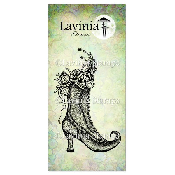 Lavinia - Clear Polymer Stamp - Sentiment - Pixie Boot Large