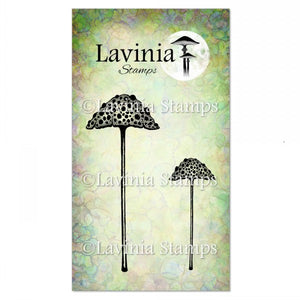 Lavinia - Clear Polymer Stamp - Elfin Caps Mushrooms