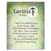Lavinia - Clear Polymer Stamp - Sentiment - Forbidden Secrets