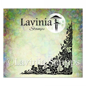 Lavinia - Wild Leaf Corner - Clear Polymer Stamp