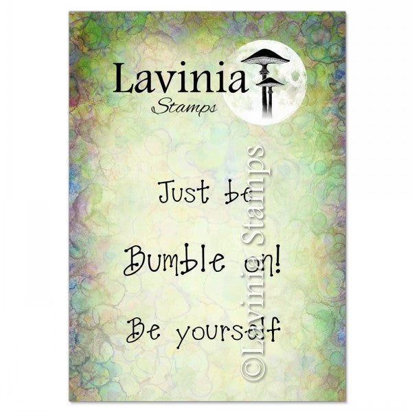 Lavinia - Clear Polymer Stamp - Bumble Words - LAV900