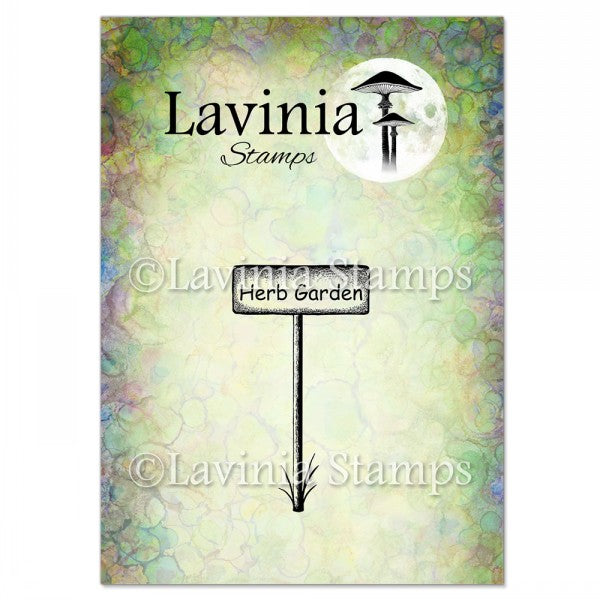 Lavinia - Clear Polymer Stamp - Herb Garden Sign - PREORDER