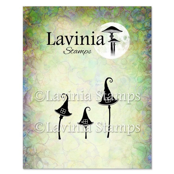 Lavinia - Clear Polymer Stamp - Small Shrooms - PREORDER