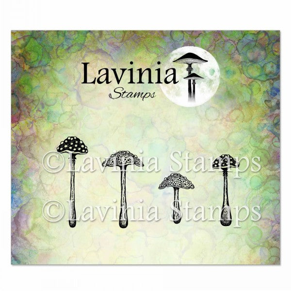 Lavinia - Purple Cap Mushroom - Clear Polymer Stamp - LAV974 - PREORDER