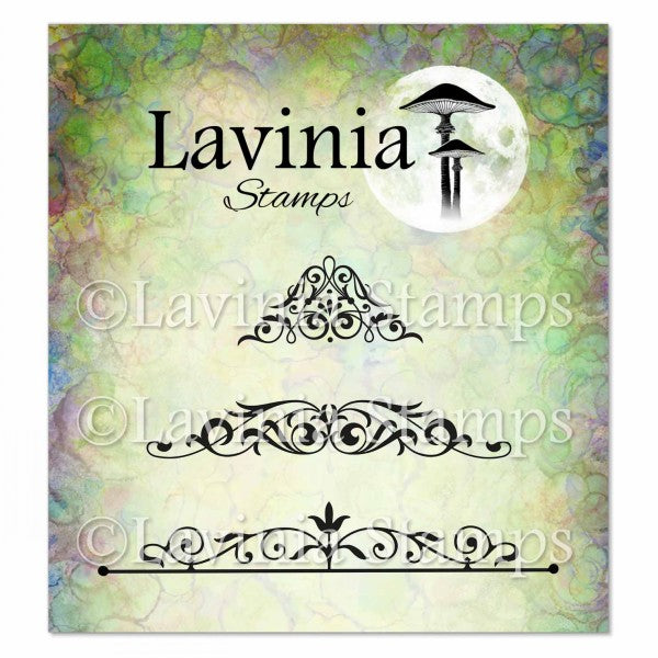 Lavinia - Vintage Swirls - Clear Polymer Stamp -  LAV979 - PREORDER