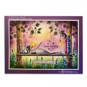 Lavinia - Book of Spells - Clear Polymer Stamp - LAV959 - PREORDER