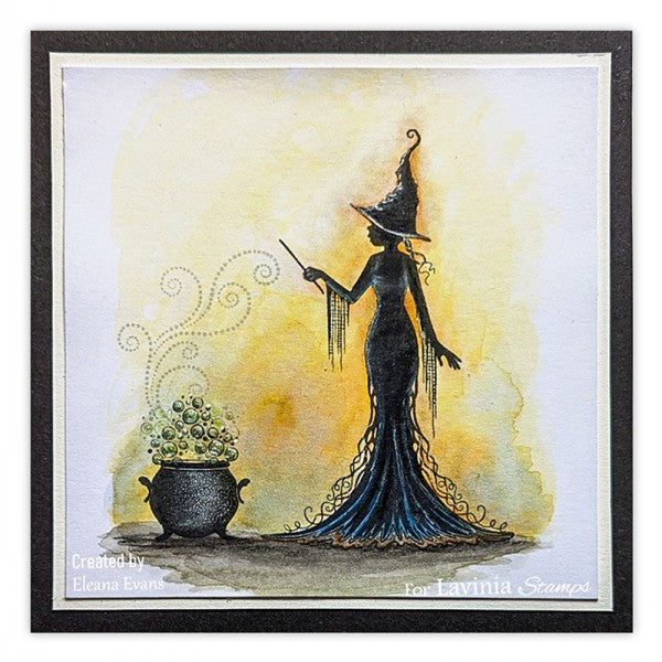 Lavinia - Clear Polymer Stamp - Bubbling Cauldron - LAV911