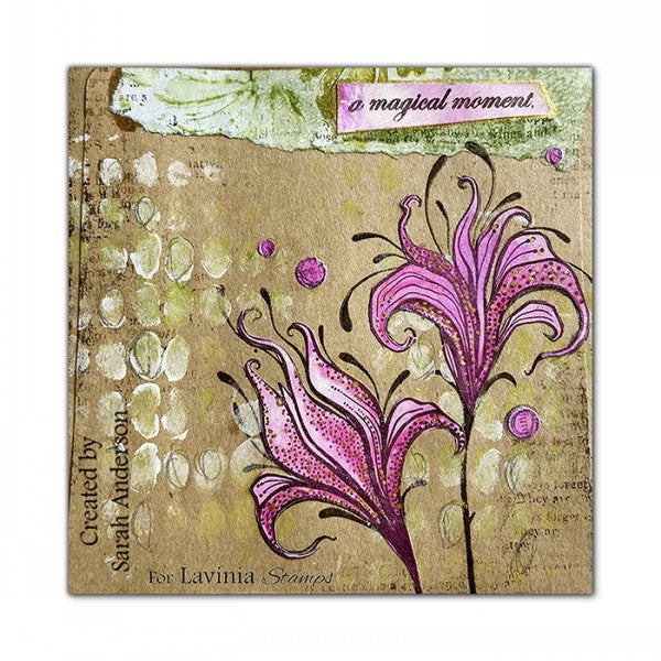 Lavinia - Clear Polymer Stamp - Flower Divine 1 - LAV901