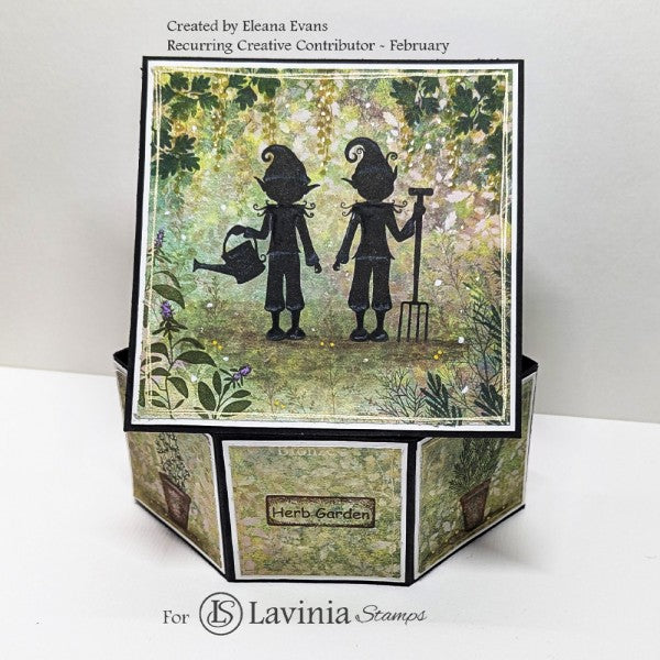 Lavinia - Clear Polymer Stamp - Herbalum Baz - PREORDER