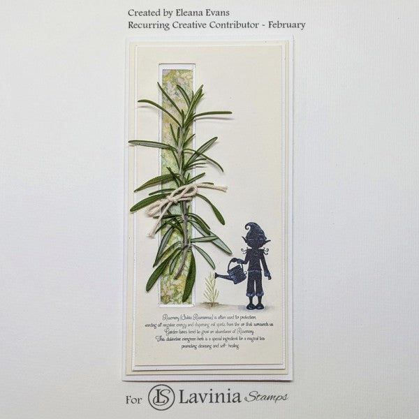 Lavinia - Clear Polymer Stamp - Herbalum Bob - PREORDER