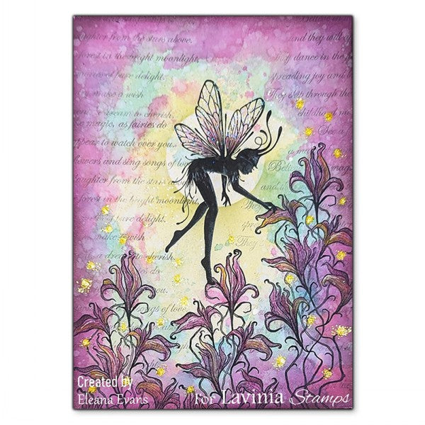 Lavinia - Clear Polymer Stamp - Twilight Lily - LAV905