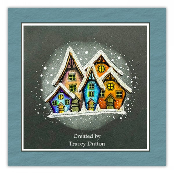 Lavinia - Woodland Cottages - Clear Polymer Stamp - LAV 936