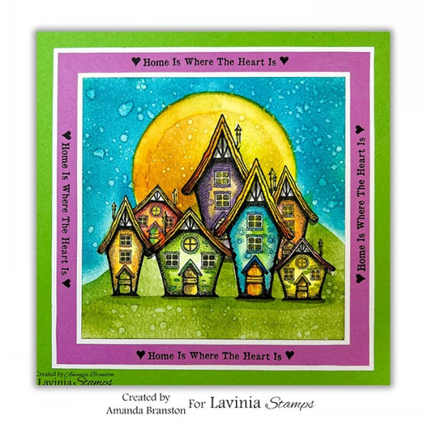 Lavinia - Woodland Cottages - Clear Polymer Stamp - LAV 936