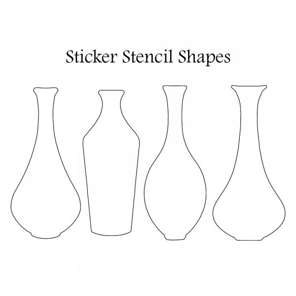 Lavinia - Sticker Stencils 11 - Bottles - PREORODER