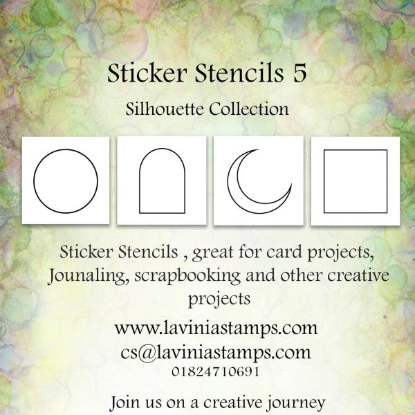 Lavinia - Sticker Stencils 5 - Silhouette Collection