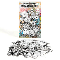 AALL & Create - Ephemera Die-cuts - 93 - Gravel Script - Autour de Mwa