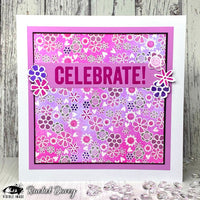 Visible Image - A6 - Clear Polymer Stamp Set - Flower Power