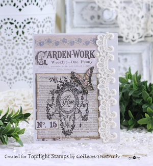 Creative Expressions - Clear Stamp Set - A5 - Taylor Made Journals - Chateau Garden