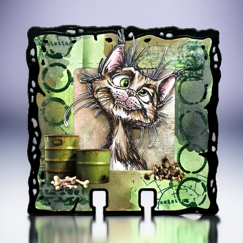 AALL & Create - A6 - Clear Stamps - 1272 - Author De Mwa - Mischief Meow