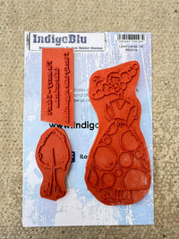 IndigoBlu - A6 - Cling Mounted Stamp - Hazel