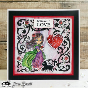 Visible Image - A6 - Clear Polymer Stamp Set - Isabella Dreams