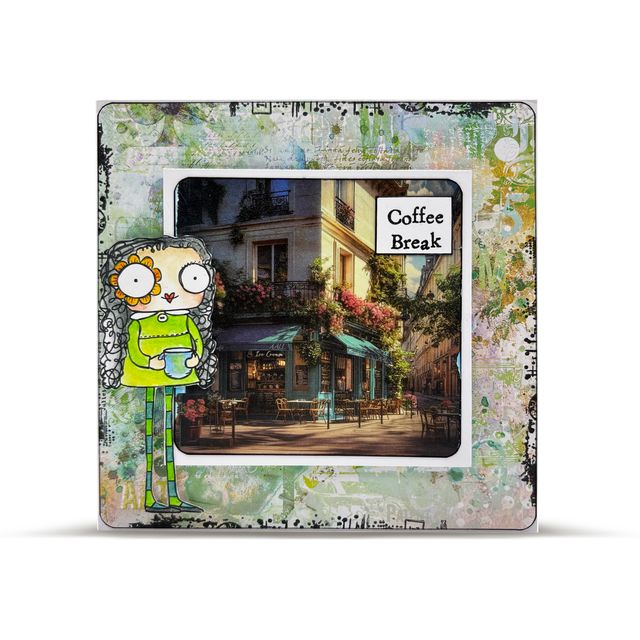 AALL & Create - Washi Tape - 134 - Artour de Mwa - Terrasse Fleurie