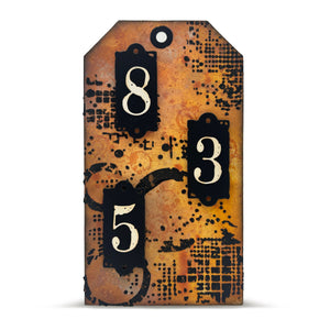 AALL & Create - Stencil - 6x6 - Autour De Mwa - PC-249 - Circular Disruption
