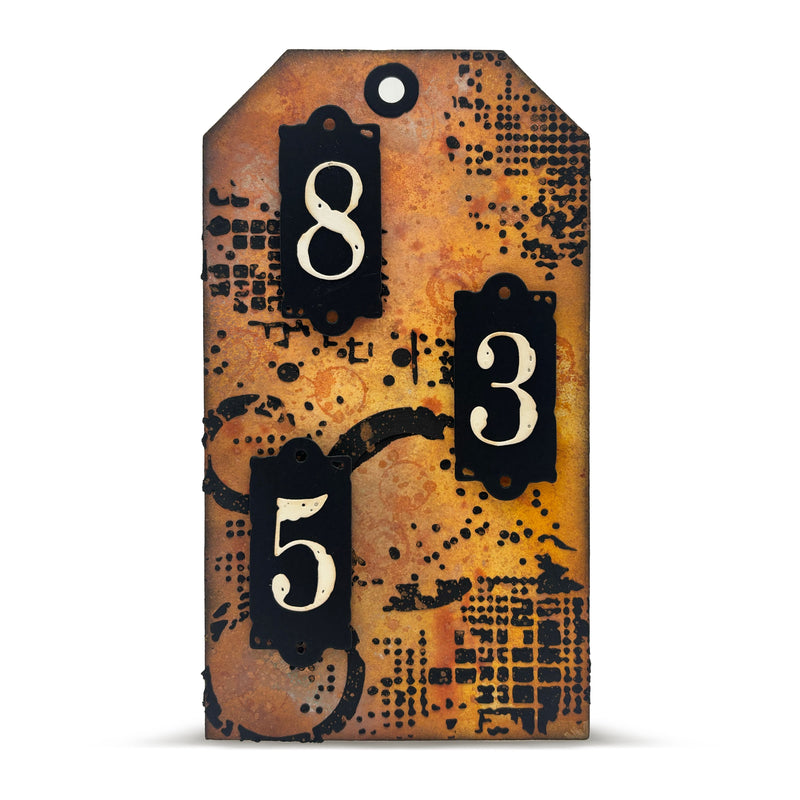 AALL & Create - Stencil - 6x6 - Autour De Mwa - PC-249 - Circular Disruption