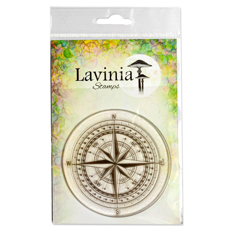 Lavinia - Clear Polymer Stamp - Compass (large) - LAV809