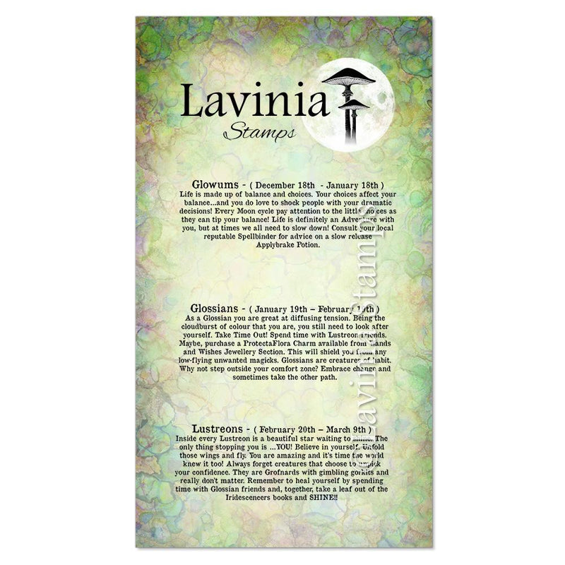 Lavinia - Clear Polymer Stamp - Sentiment - Crystal Signs - LAV832