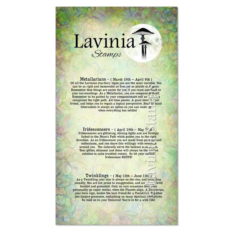 Lavinia - Clear Polymer Stamp - Sentiment - Psychic Signs - LAV832