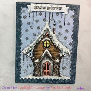 Lavinia - Christmas Greetings - Clear Polymer Stamp