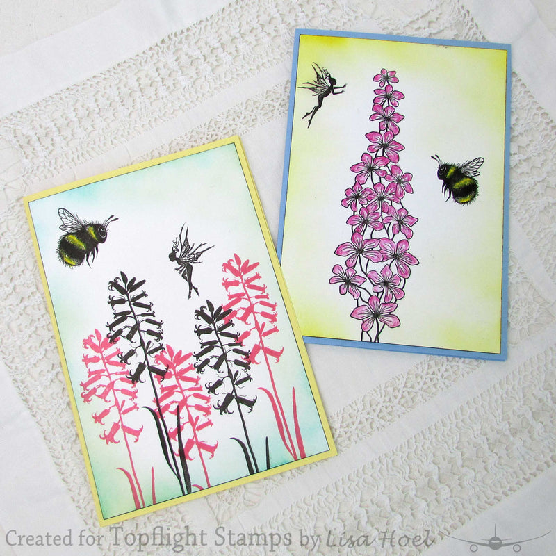 Lavinia - Clear Polymer Stamp - English Bluebell