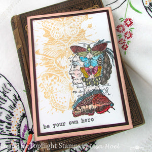 PaperArtsy - Sara Naumann 27 - Rubber Cling Mounted Stamp Set