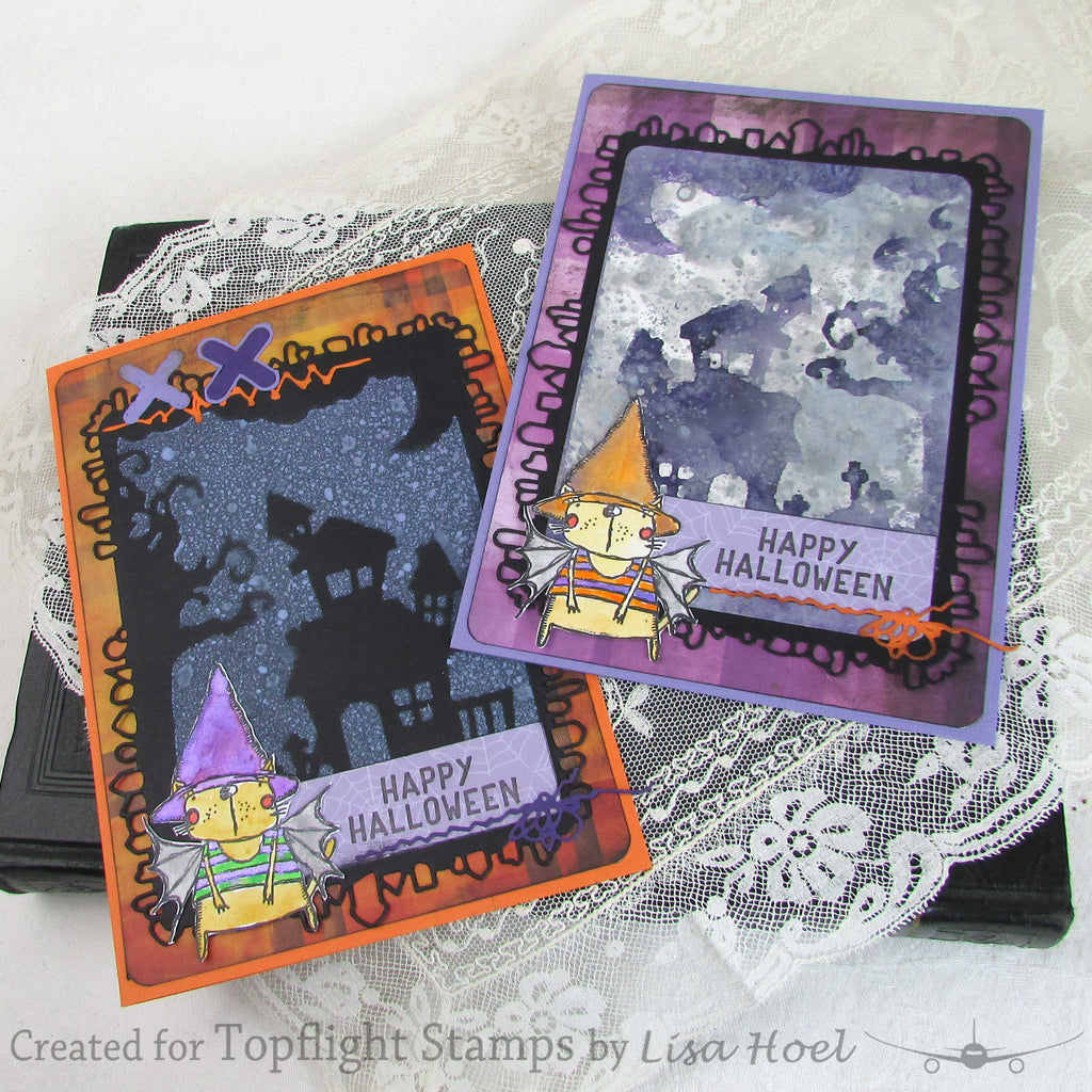 PaperArtsy - Zinski Mini - ZINI 07 - Rubber Cling Mounted Stamp Set