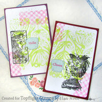 PaperArtsy - Seth Apter 08 - Rubber Cling Mounted Stamp Set