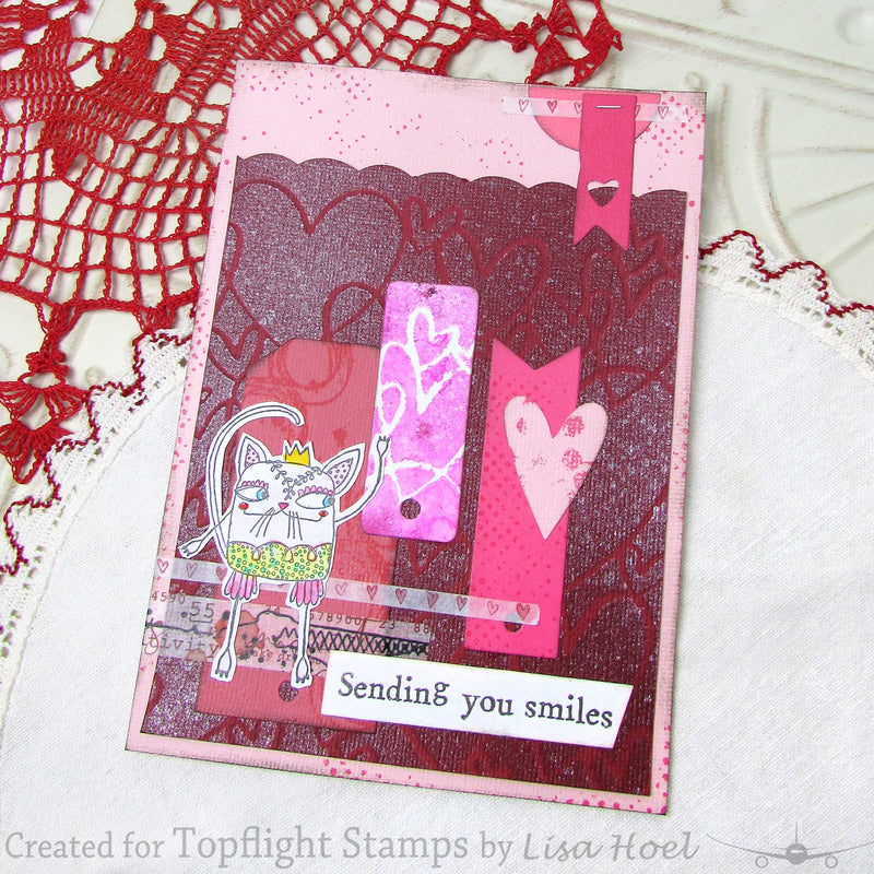 PaperArtsy - Kate Crane - MINI 003 - Rubber Cling Mounted Stamp