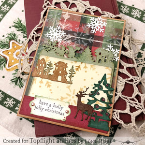 Creative Expressions - 8 x 8 Paper Pad - Christmas Plaid - Taylor Made Journals