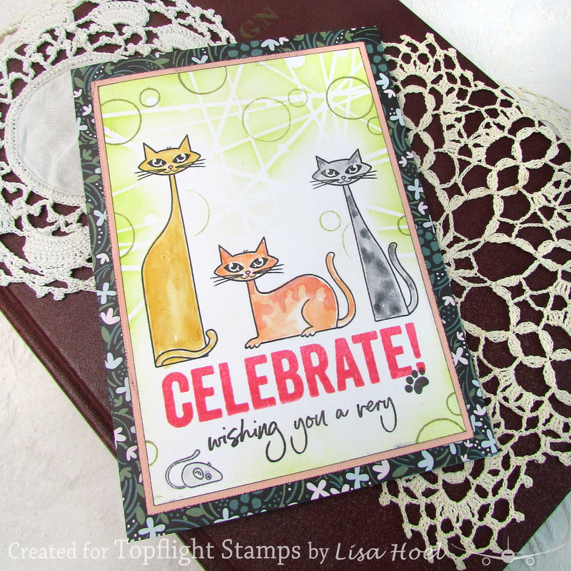 Visible Image -  A6 - Clear Polymer Stamp Set - That Lovin' Feline