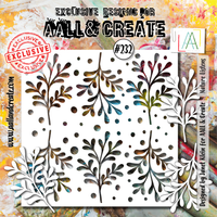 AALL & Create - Stencil - 6x6 - Janet Klein - 232 - Nature Listens