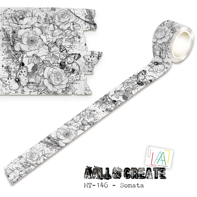 AALL & Create - Washi Tape - 146 - Artour de Mwa - Sonata (Layer it up)